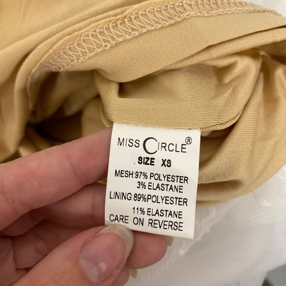 Miss Circle XS Sheer Lace Corset Dress With Detachable Sleeves - Picture 14 of 15